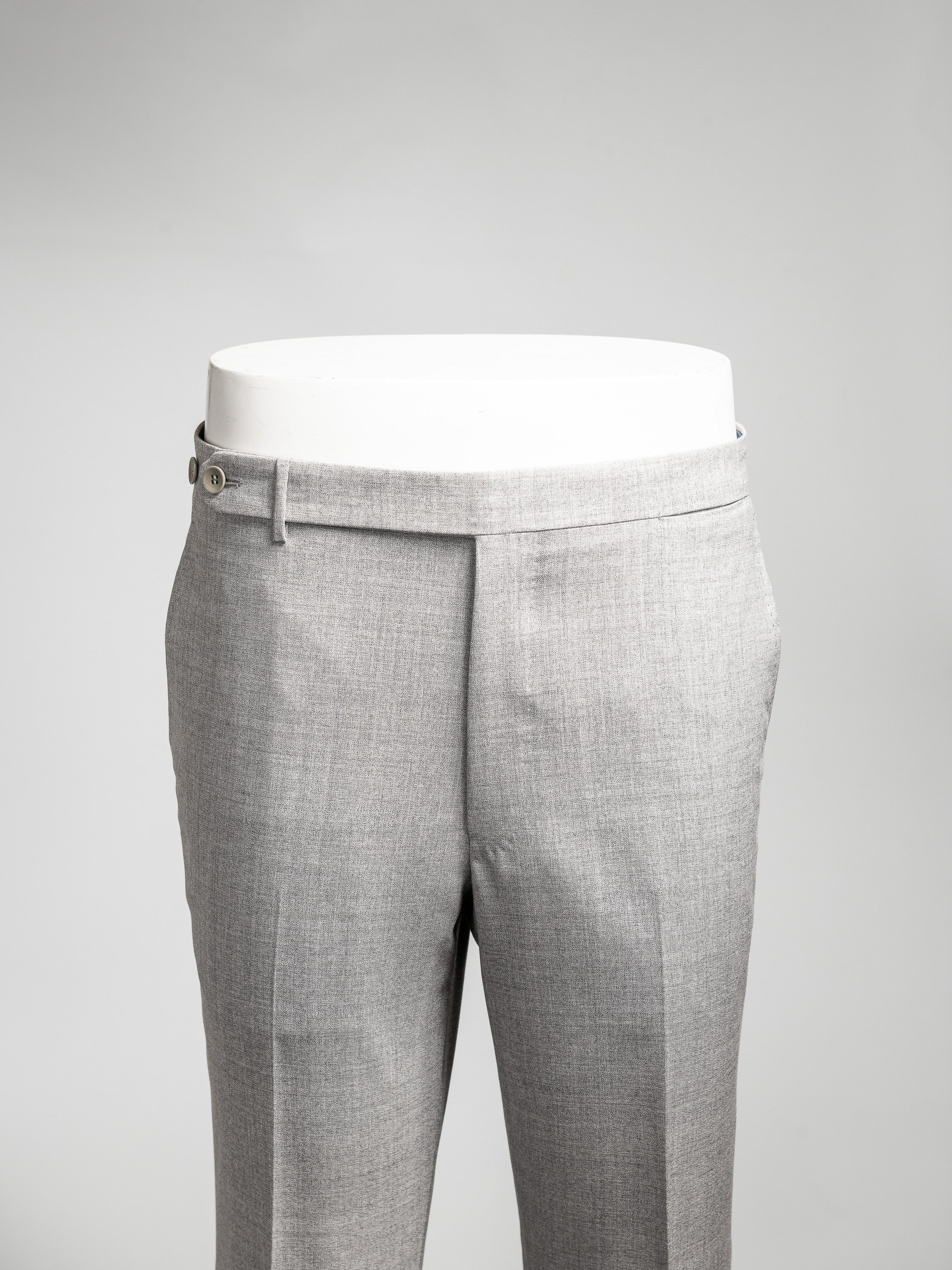 Buy Light Grey Wool Mix Textured Suit Trousers from Next