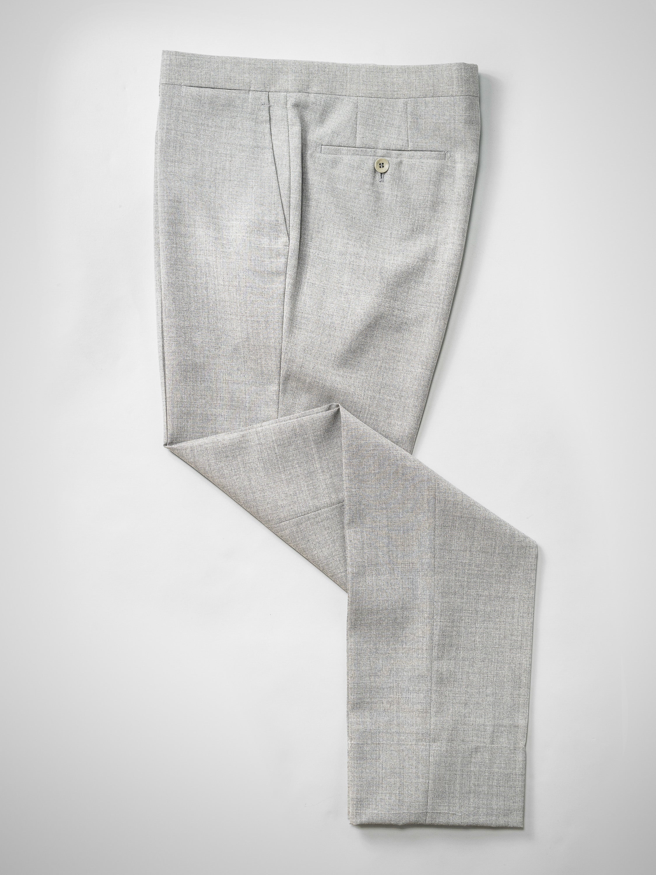 Grey Pleated wool-blend twill wide-leg trousers | Gucci | MATCHES UK