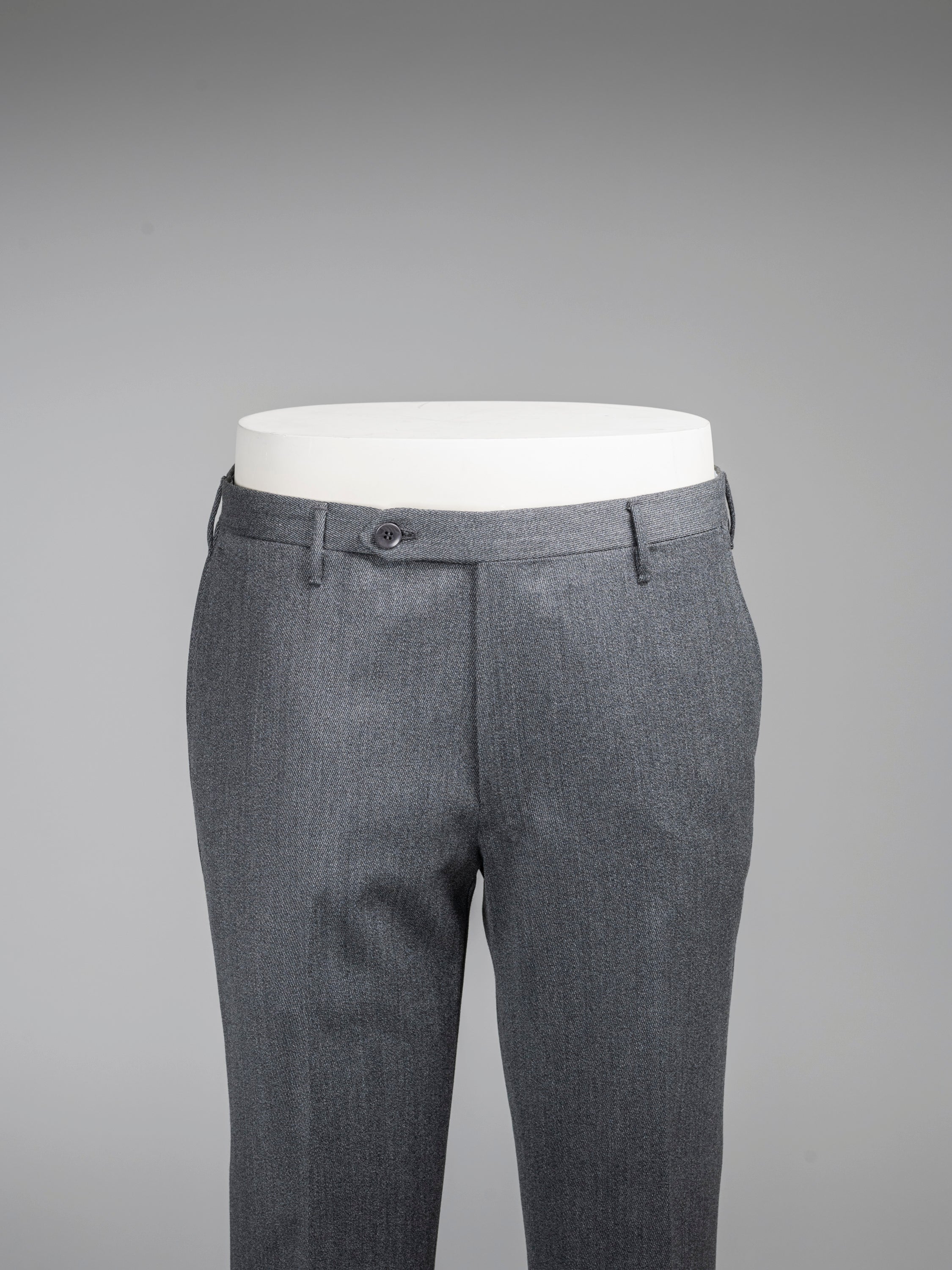 Jeff Banks | Grey Marl Regular Fit Travel Trousers | Suit Direct