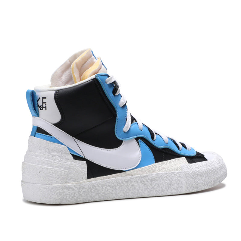 nike blazer high sacai white black legend blue