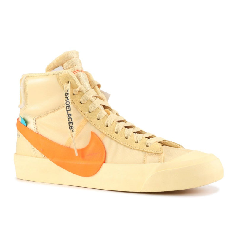 nike blazer mid off white orange