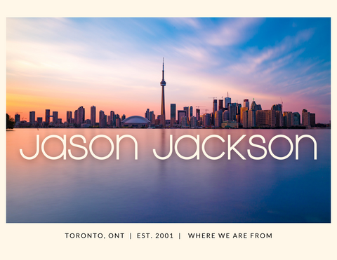 www.jasonjacksononline.com - Where We Are From Toronto Postcard