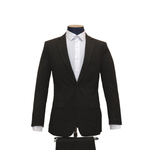 2pc Black Suit - Slim Fit