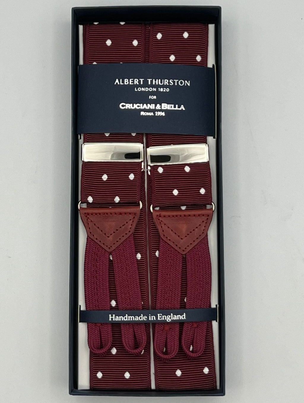 Albert Thurston Braces - 40 mm - Woven Silk -Limited Edition Cutlery –  Cruciani & Bella