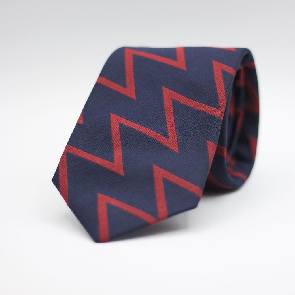 Red Silk Artillery Tie