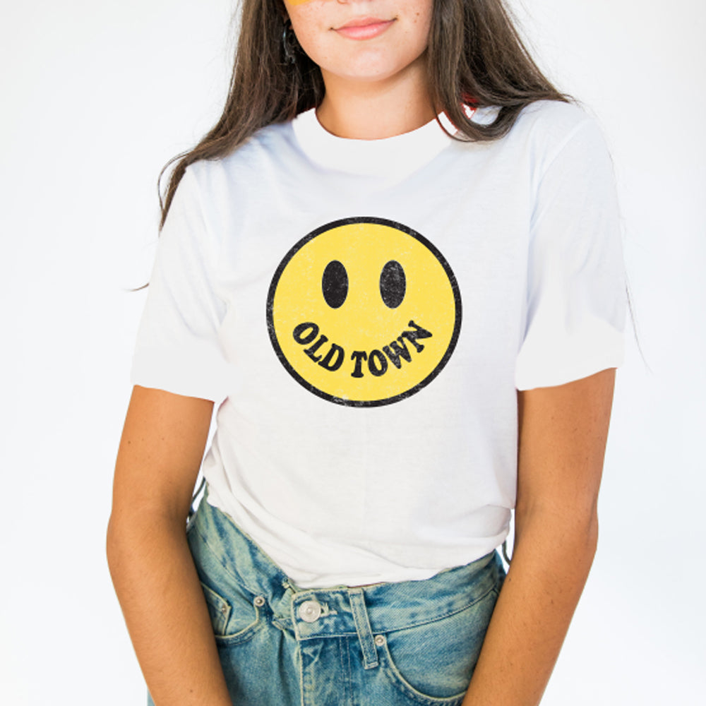 Custom Old Town Smiley Tee