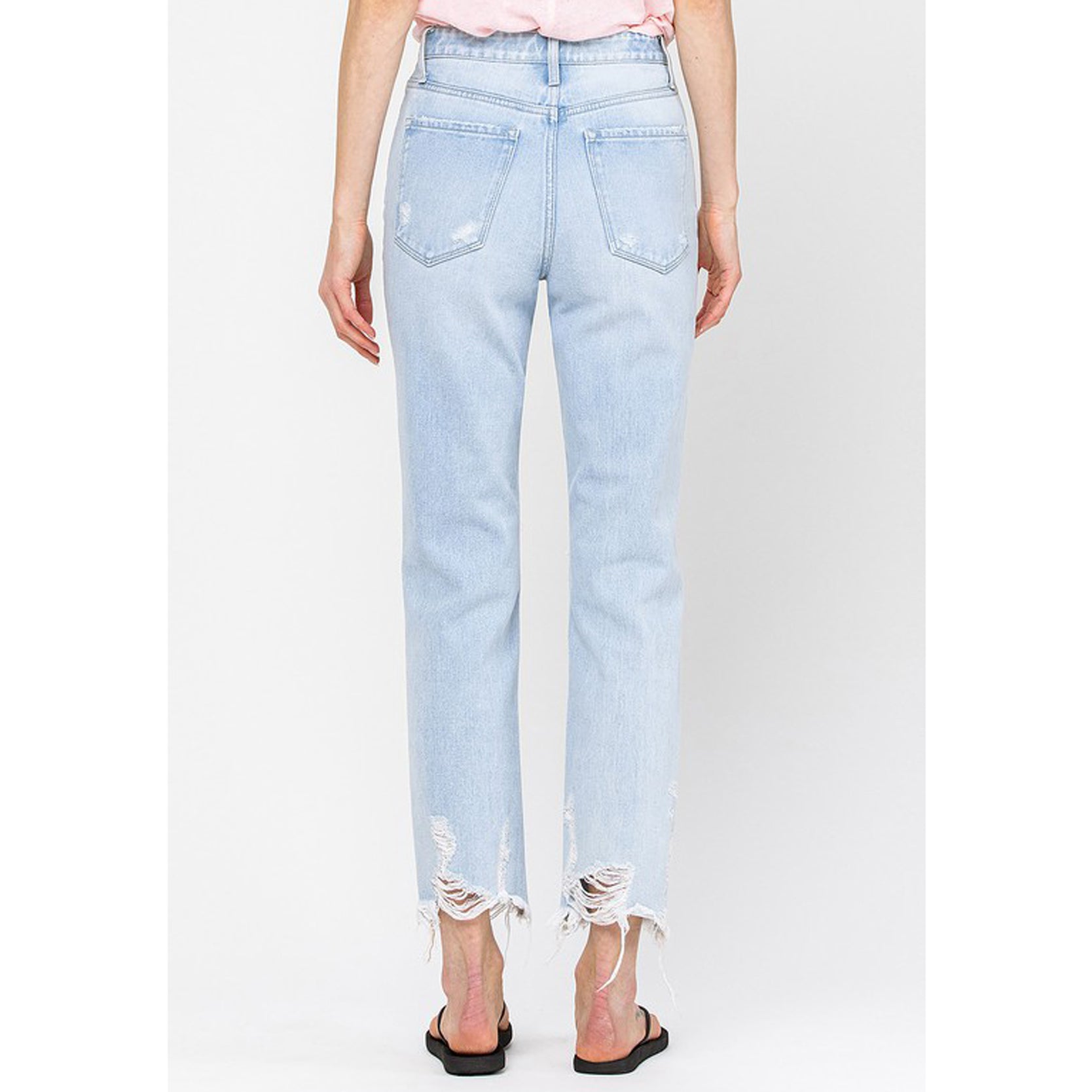 Super High Rise Straight Leg Jean