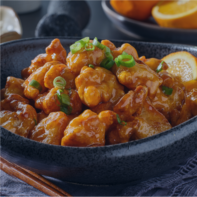 AYMES Sticky Orange Chicken