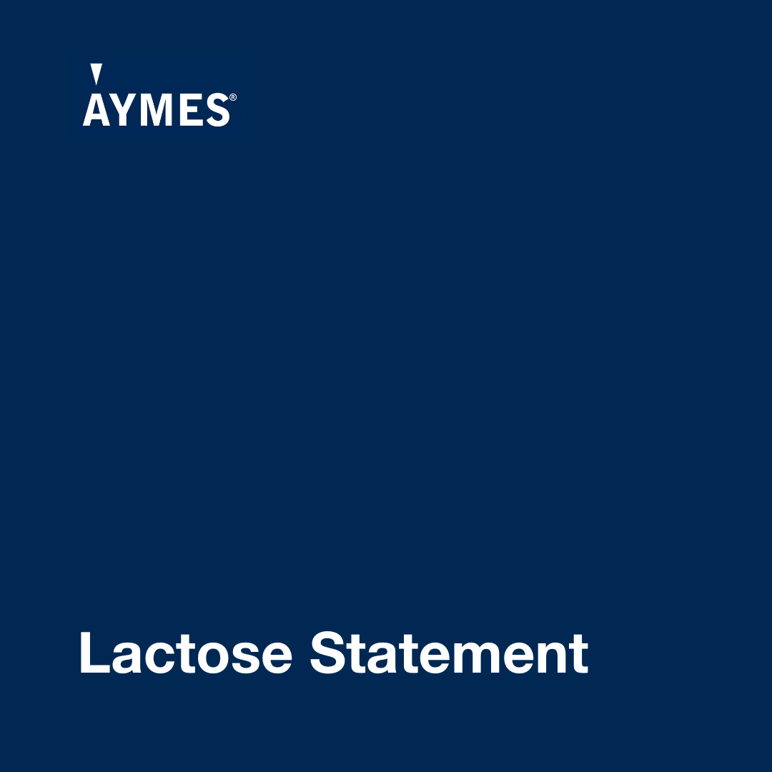 Lactose Statement
