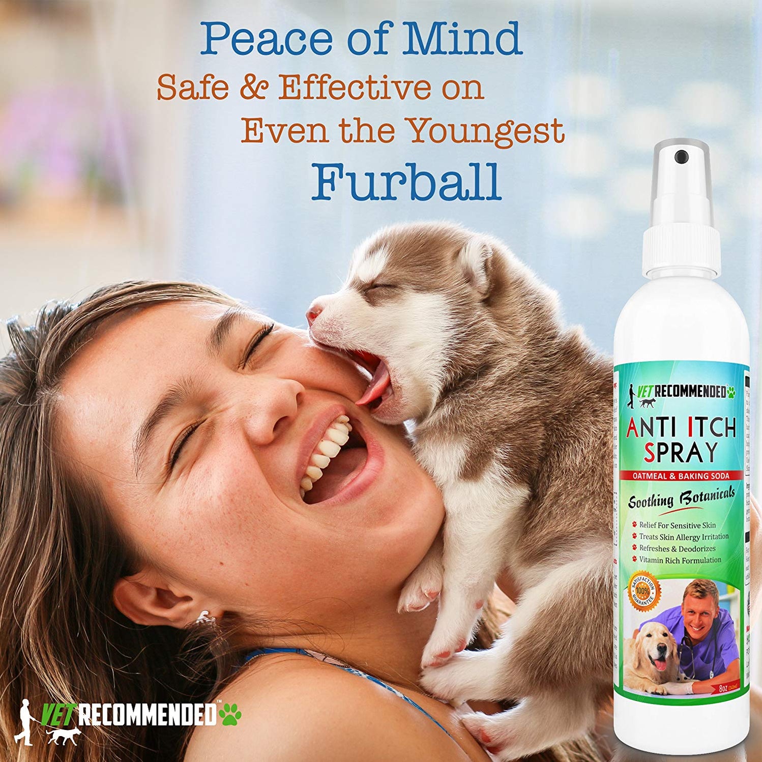 Anti-Itch Oatmeal & Baking Soda Spray - Calming of Skin for Insect Bit