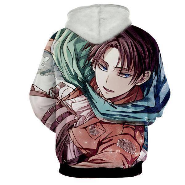 AOT Levi Ackerman Manga Hoodie - Attack On Titan Merch Hoodie – OtakuForm