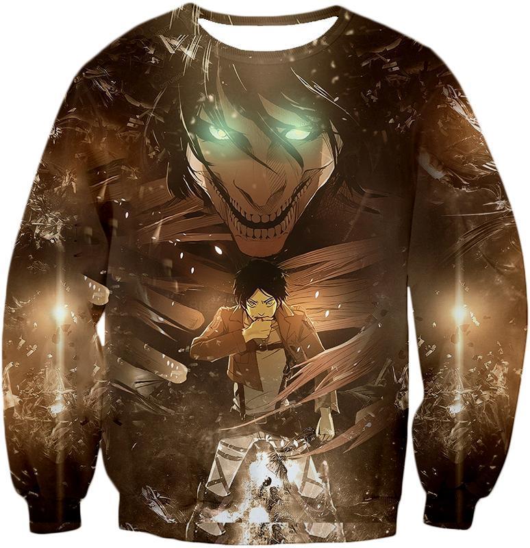 Attack on Titan Eren Yeager The Titan Dark T-Shirt – OtakuForm