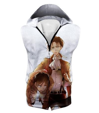 Attack On Titan Hoodie - Attack on Titan Captain Levi X Eren Yeager Co ...