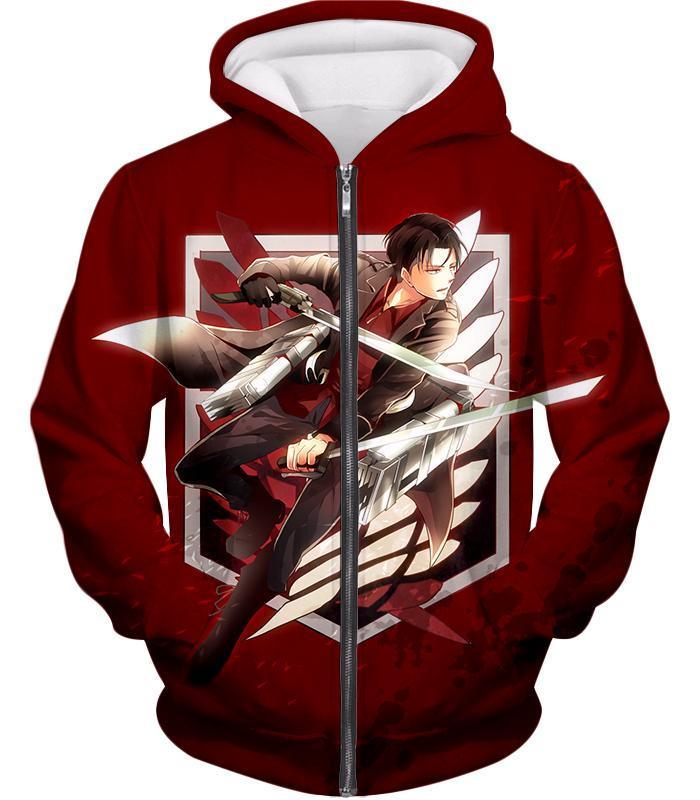 Attack On Titan Hoodie - Attack on Titan Humanitys Strongest Soldier L ...