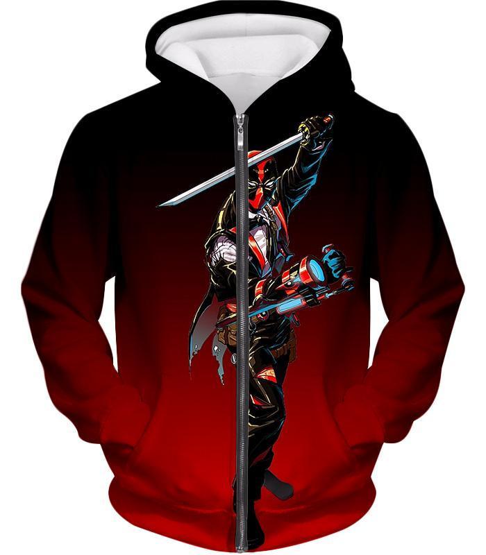 deadpool zip up hoodie