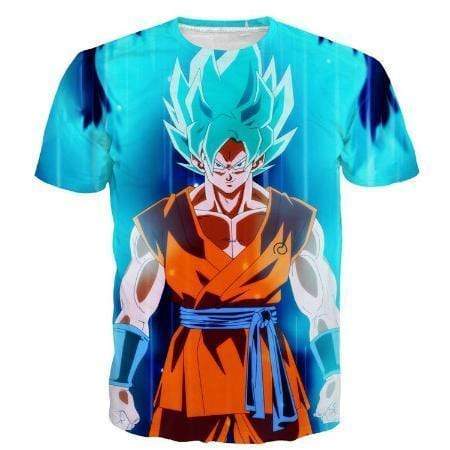 Dragon Ball Z Clothing Shirt Super Saiyan Blue Goku And Vegeta T Shi Otakuform
