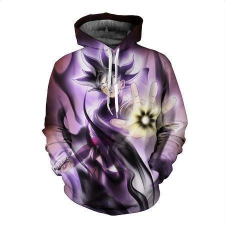 purple dbz hoodie