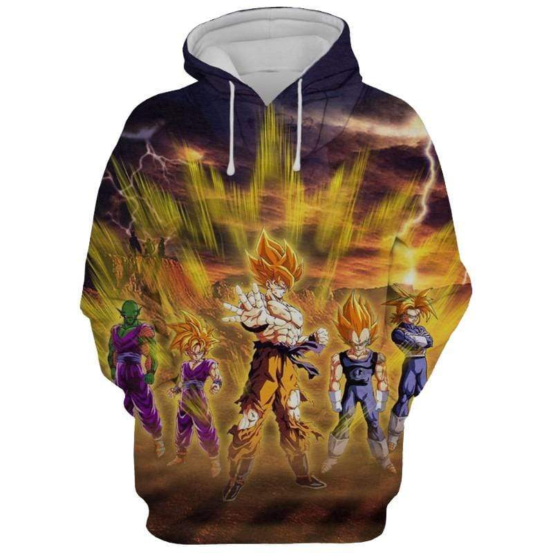 dragon ball z trunks hoodie