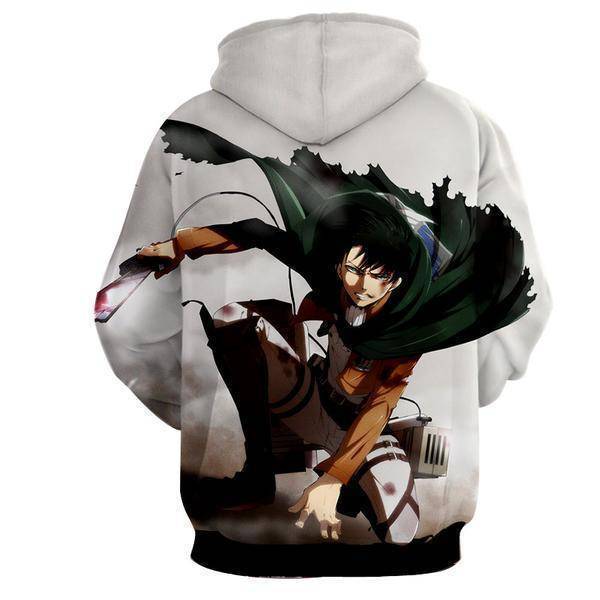 Levi Ackerman Art Hoodie - AOT Hoodie – OtakuForm