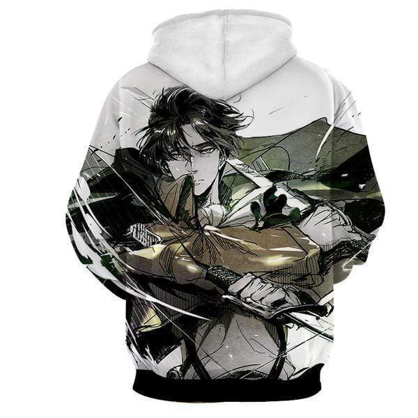 levi attack on titan hoodie