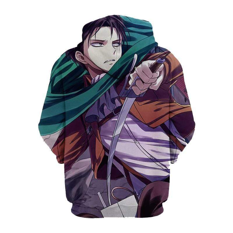 Levi First Apperance Hoodie - Attack On Titan 3D Hoodie Jumper – OtakuForm