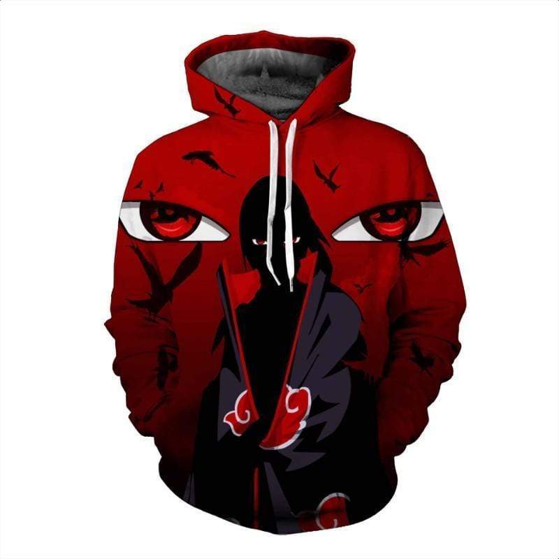 Naruto Sharingan Uchiha Clan Itachi Hoodie Naruto Hoodie