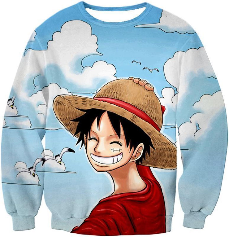 One Piece Hoodie - One Piece Funny Straw Hats Captain Luffy Hoodie ...