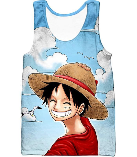 One Piece Zip Up Hoodie - One Piece Funny Straw Hats Captain Luffy Zip ...
