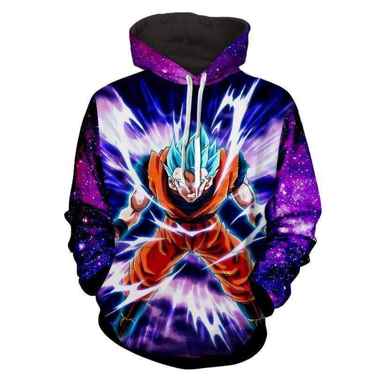 purple dbz hoodie