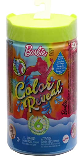 Barbie Color Reveal Glitter! Hair Swaps Doll, Glittery Pink with 25  Hairstyling & Party-Themed Surprises Including 10 Plug-in Hair Pieces, Gift  for