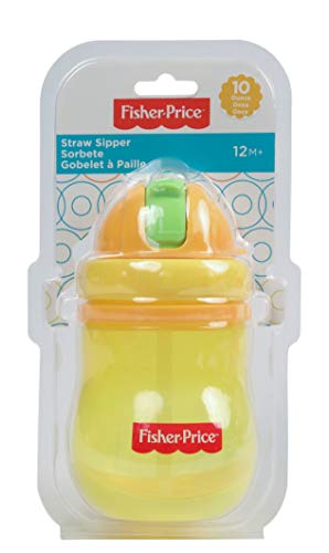 Nuby Thirsty Kids Push Button Flip-It Soft Spout on The Go Water Bottle, Green Cactus,12 oz