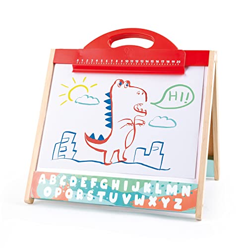 Award Winning Hape All-in-One Wooden Kid's Art Easel with Paper Roll and  Accessories Cream, L: 18.9, W: 15.9, H: 41.8 inch – StockCalifornia
