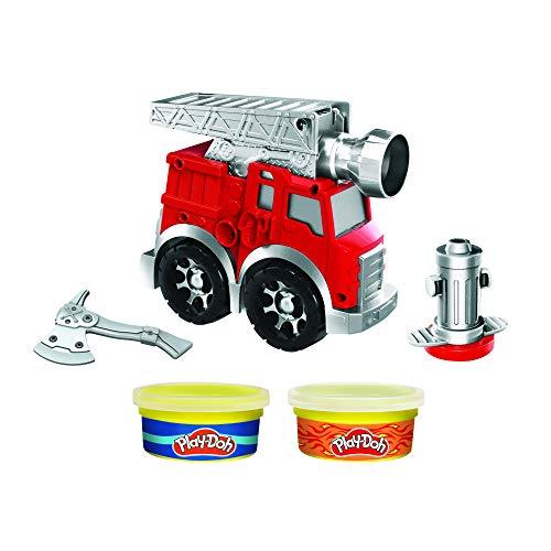 Play-Doh Wheels Pavement & Cement Dough 2-Pack, 16oz (Black & Blue)