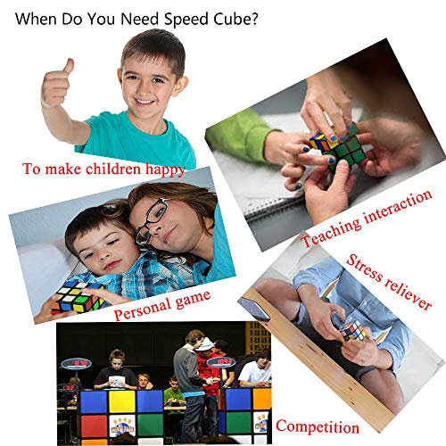 Rubik's Cube, Original 3x3 Puzzle Brain Teaser Fidget Toy with Removable  Interchangeable Mod Stickers to Customize, for Adults & Kids Ages 8 and up