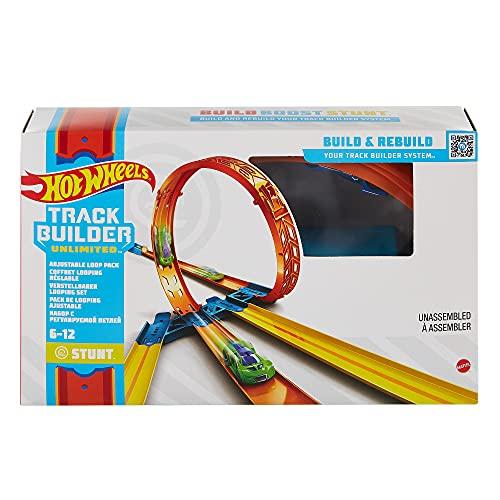 Hot Wheels Massive Loop Mayhem Track Set & 1:64 Scale Toy Car with