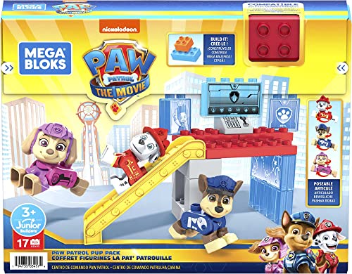 Mega Bloks Patrol Pup Pack, Chase, Marshall and Skye, Bundle Building Toys – StockCalifornia
