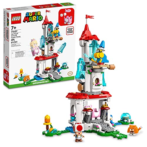 LEGO Super Mario Fliprus Snow Adventure Expansion Set 71417, Toy for Kids  to Combine with Starter Course, with Freezie and Baby Penguin Figures, for