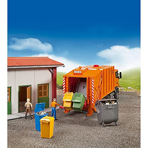 Bruder 03763 Man TGS Rear Loading Garbage Truck - Green – StockCalifornia