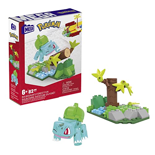 Mega Pokemon Building Kit, Kanto Region Trio With 3 Action Figures