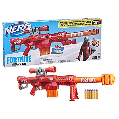 Nerf, Lançador Réplica Fortnite B-AR, Branco e Laranja