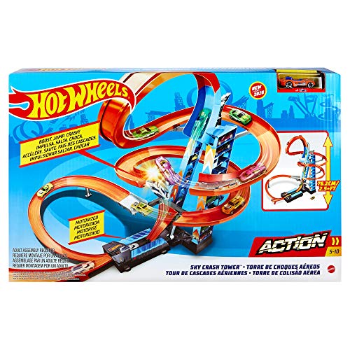 Hot Wheels Crash Spiral Track Set - Playpolis