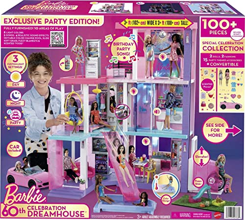 Mattel Barbie Girls 3 Story Doll Dream House Play Set with Accessories •  Price »