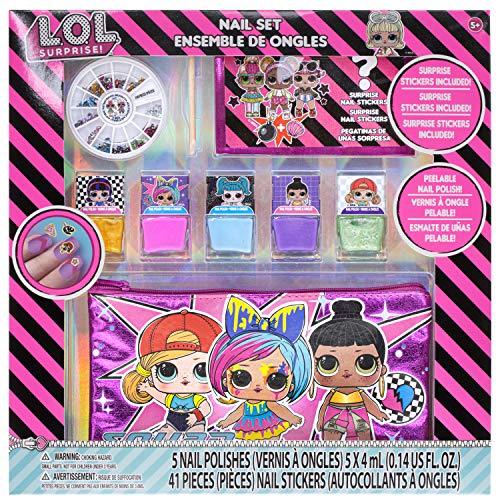 L.O.L Surprise! Townley Girl Ultimate Makeover Set with over 20 Pieces,  Including Lip Gloss, Nail Polish, Press-On Nails, Nail Stickers and  Reversible Sequin Bag – StockCalifornia