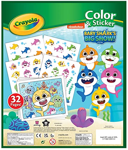 Baby Shark Super Deluxe Art Set in Large Clamshell, Size: 27 x 1