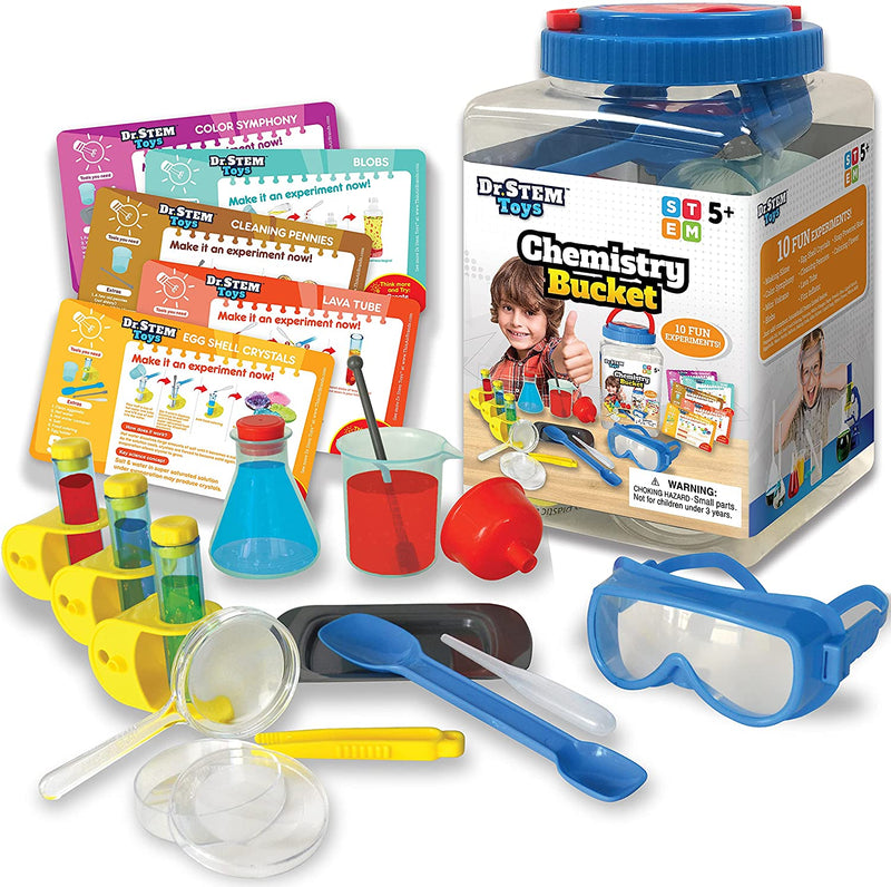 Dr. STEM Toys - Kids First Chemistry Set Science Kit - 28 Pieces All i ...