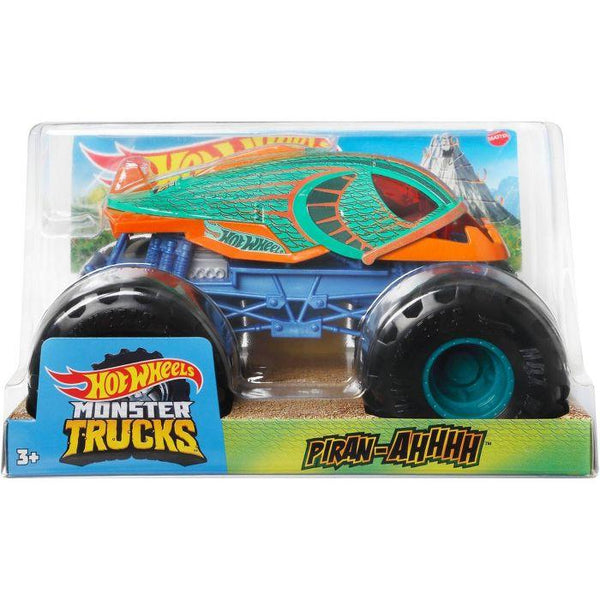 Hot Wheels Monster Trucks All BEEFED UP die-cast 1:24 Scale Vehicle with  Giant Wheels for Kids Age 3 to 8 Years Old Great Gift Toy Trucks Large  Scales