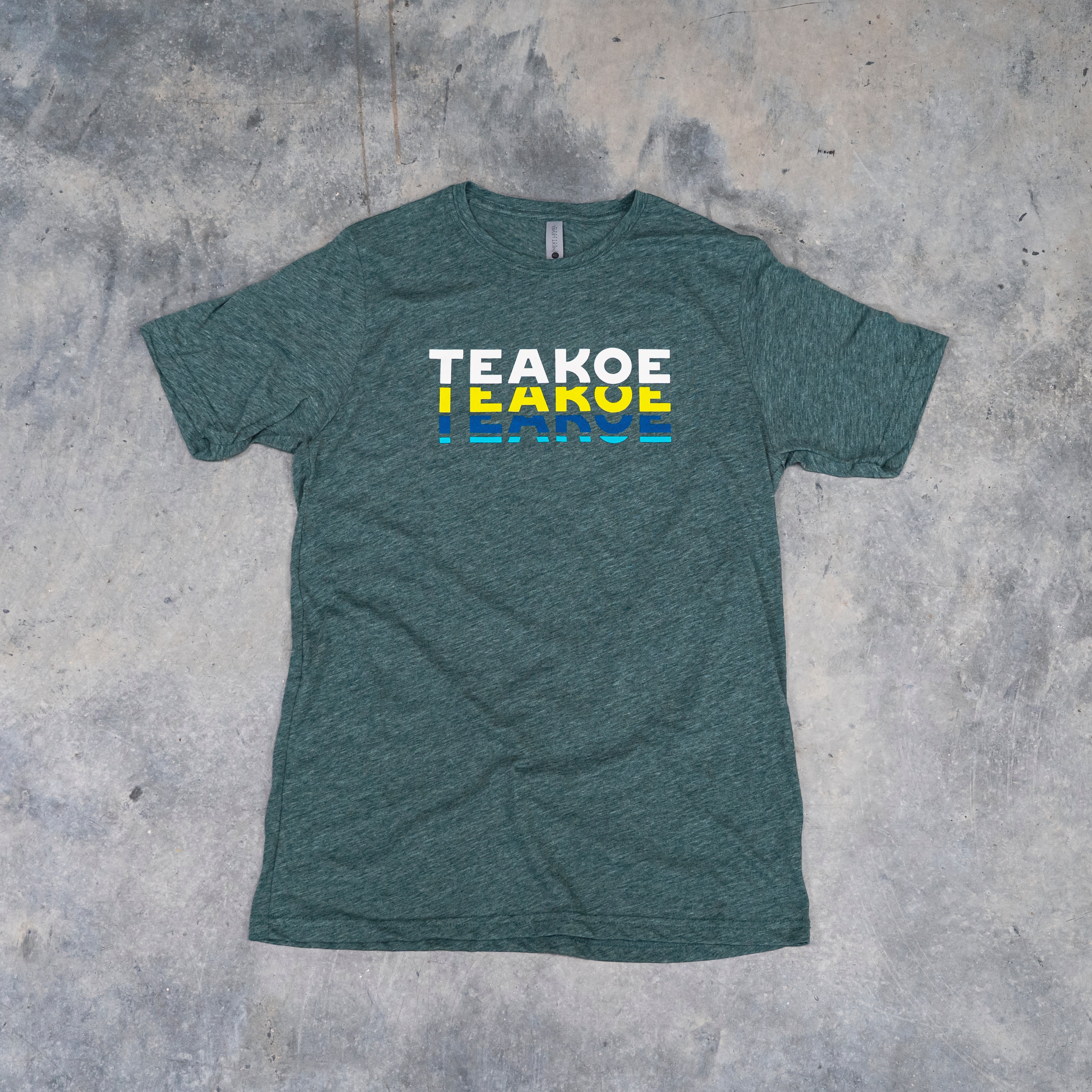 TEAKOE Fade Tee - Royal Pine