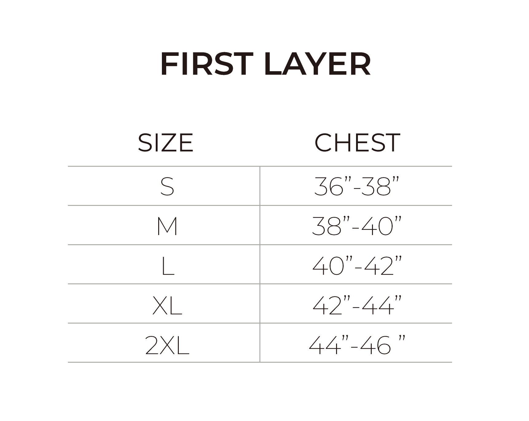 Men_First_Layer_size