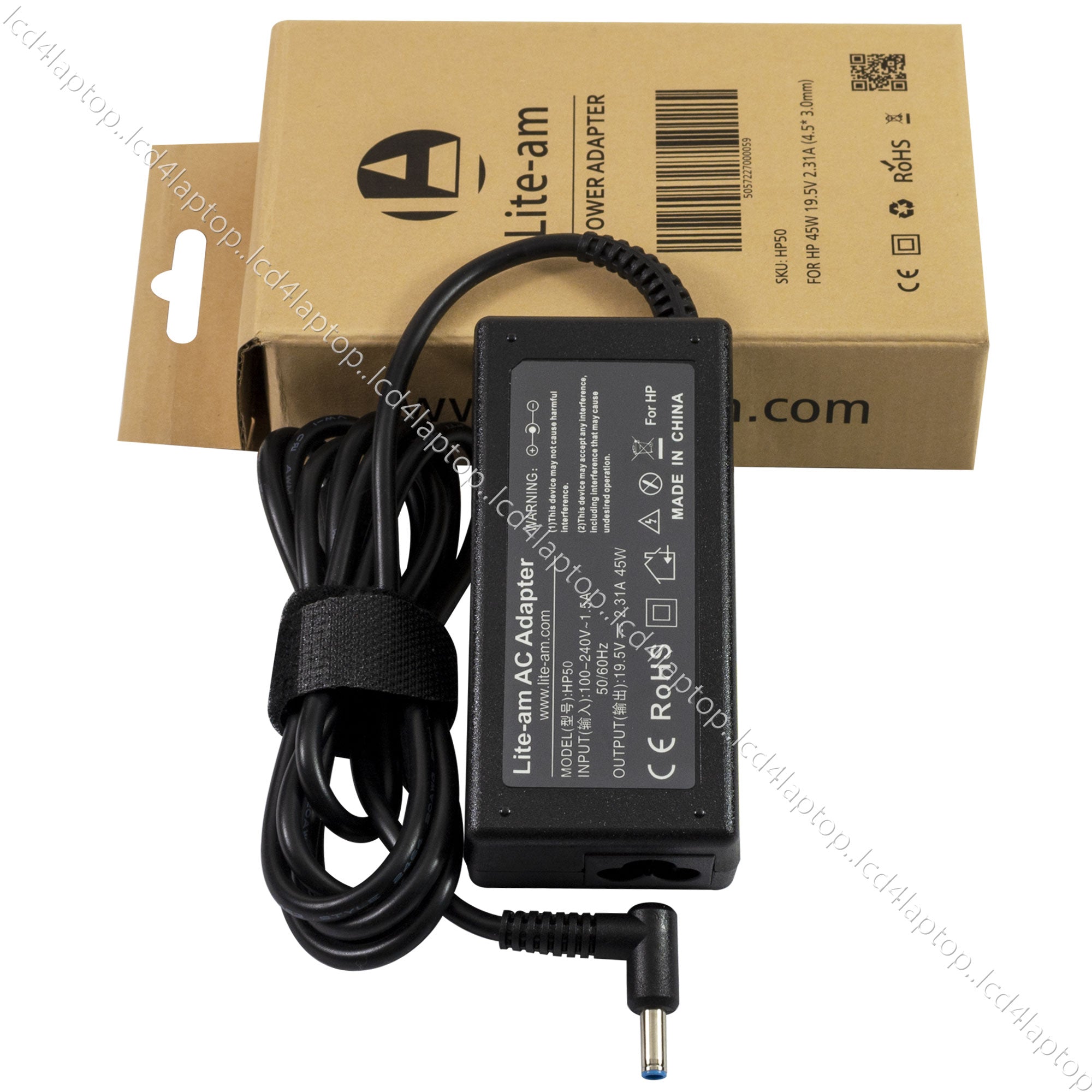 For HP 45W   Blue Tip Laptop Power Supply AC Adapter Charger |  Lcd4Laptop