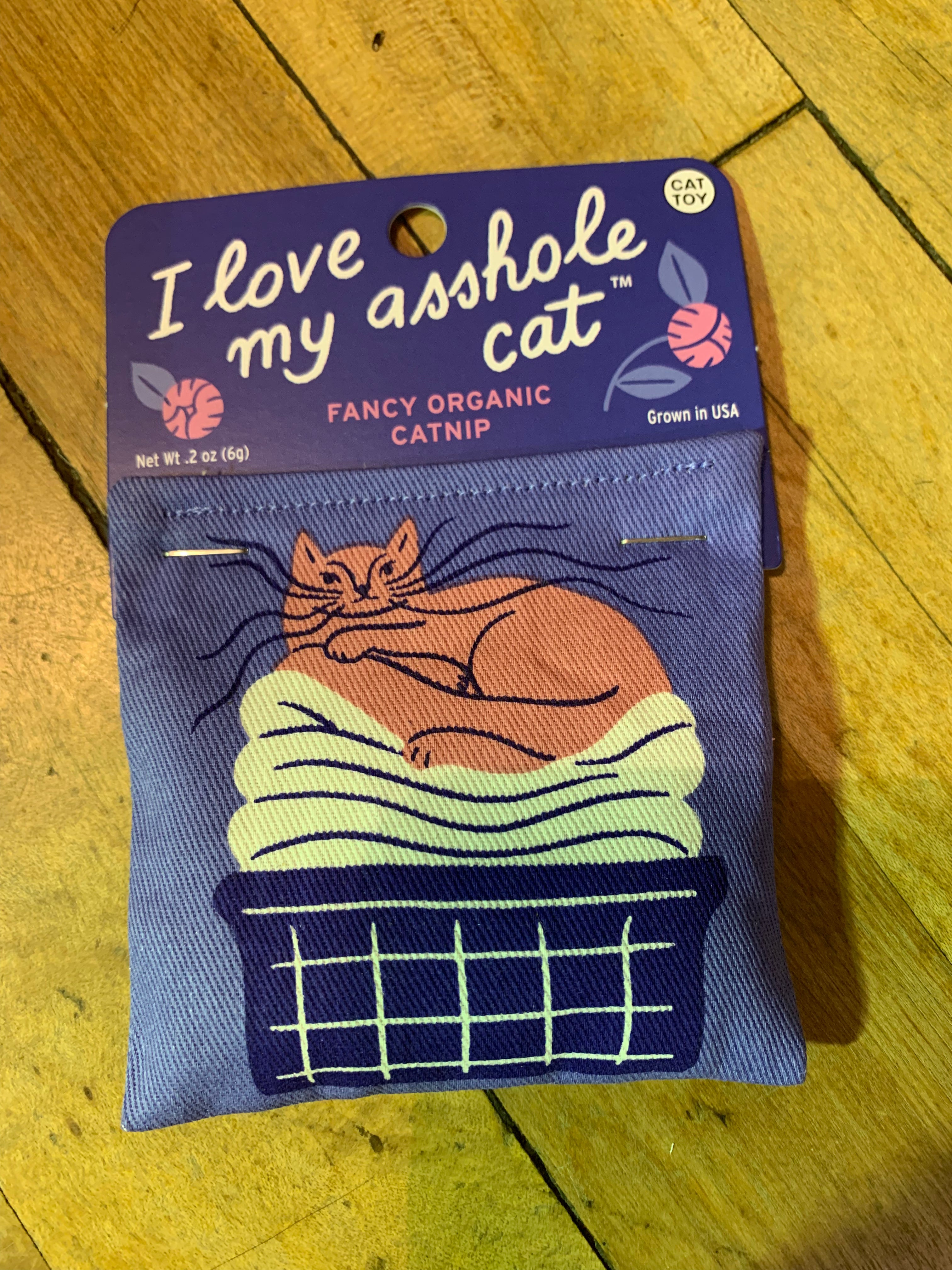 Bad kitty catnip toy